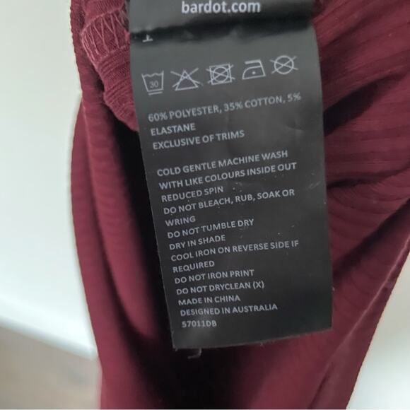 Bardot Merissa Ribbed Midi Dress - Picture 7 of 7